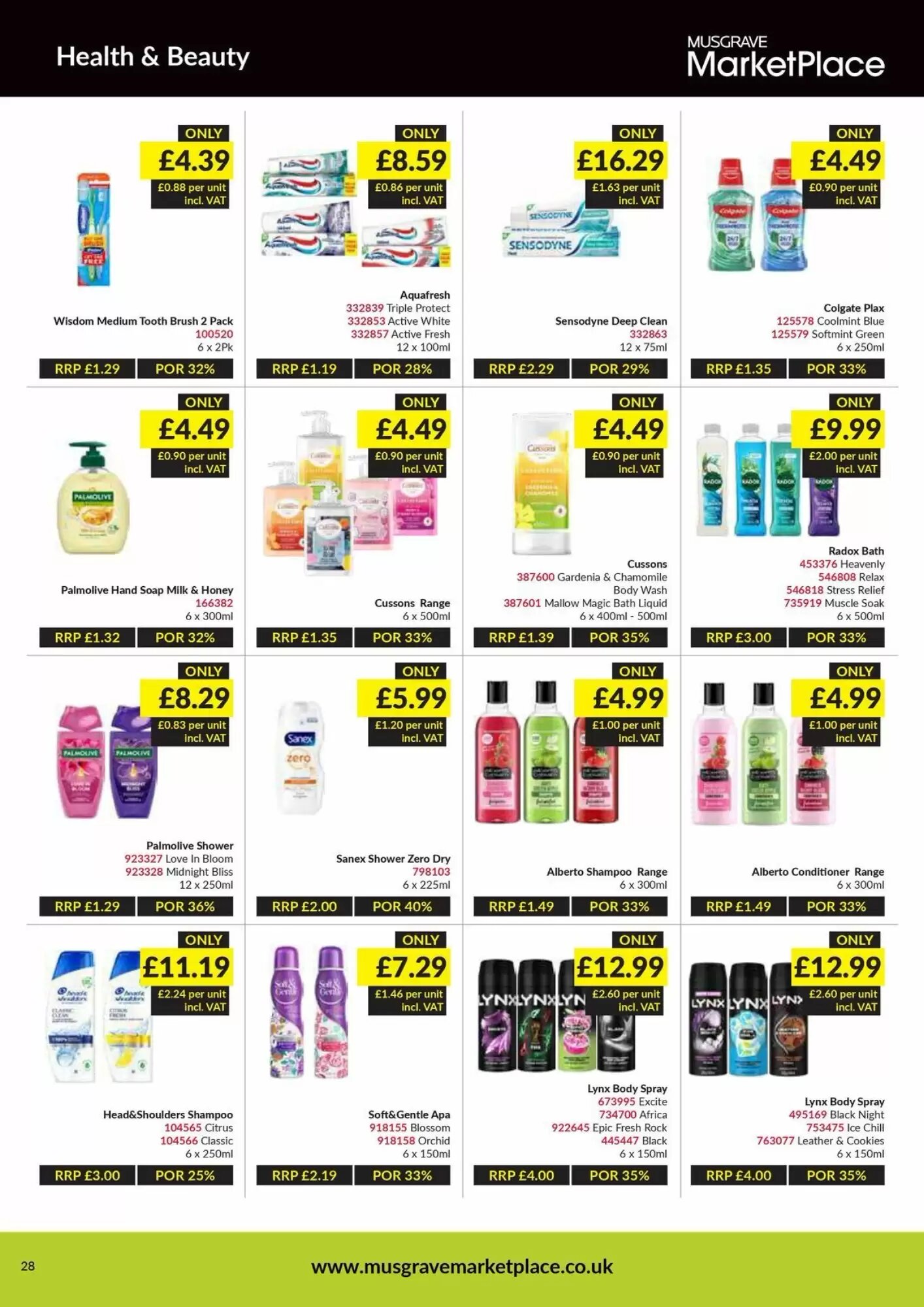 Musgrave MarketPlace offers valid from 05/10/2026 - Page 28.