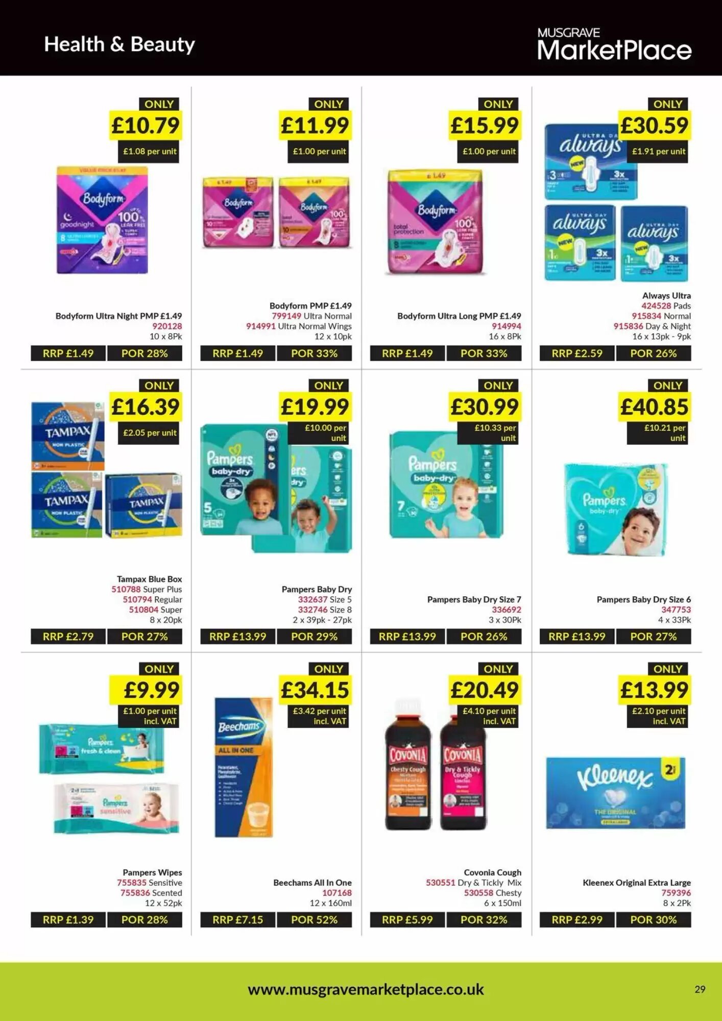 Musgrave MarketPlace offers valid from 05/10/2026 - Page 29.
