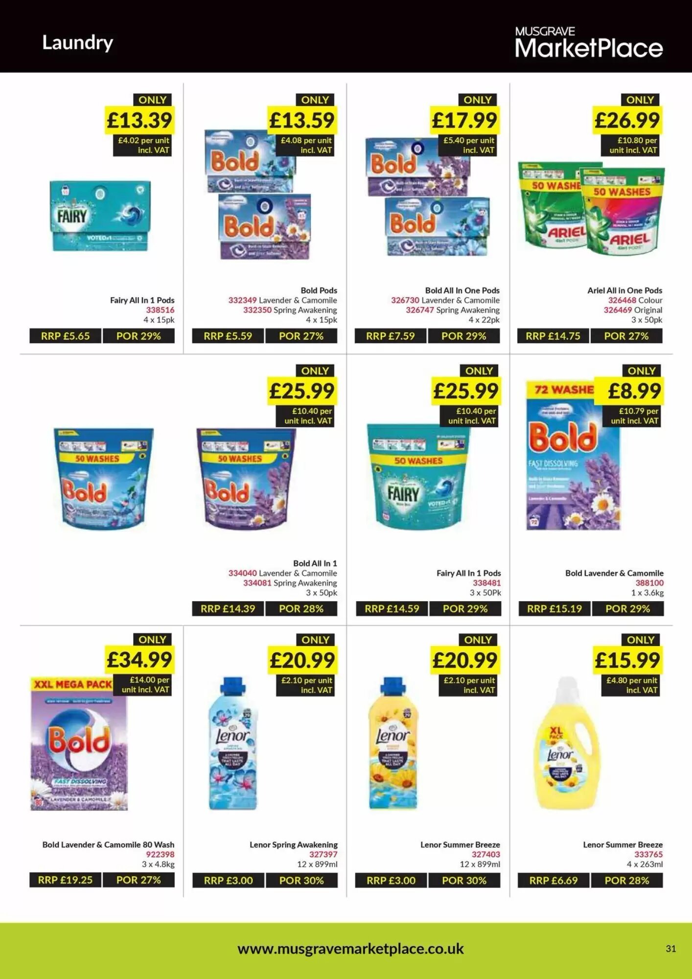 Musgrave MarketPlace offers valid from 05/10/2026 - Page 31.