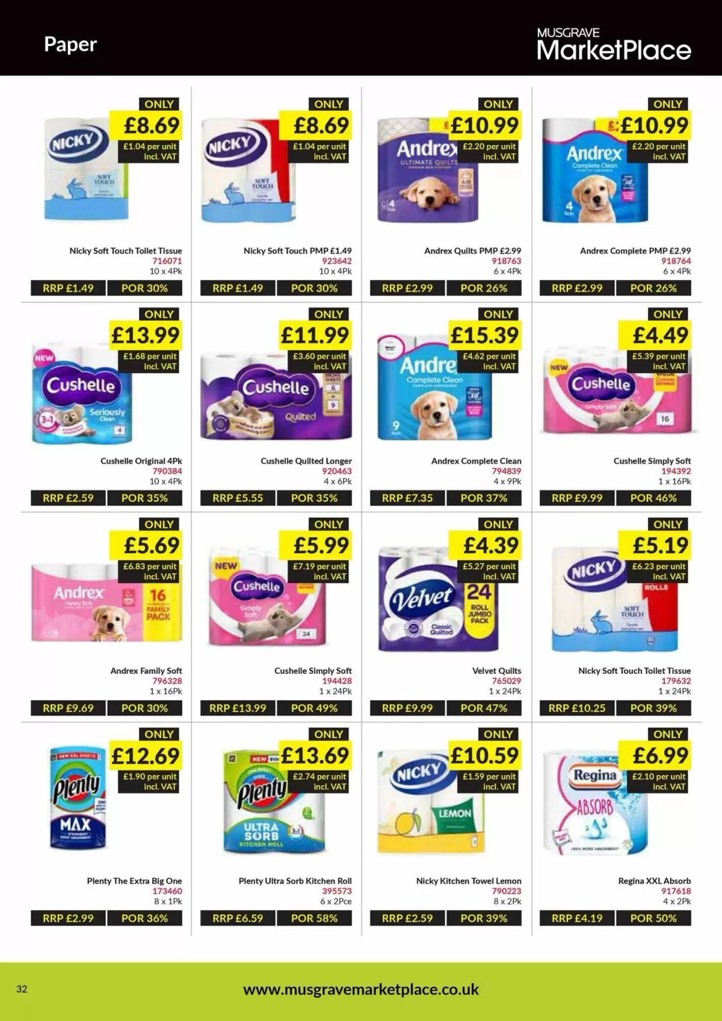 Musgrave MarketPlace offers valid from 05/10/2026 - Page 32.