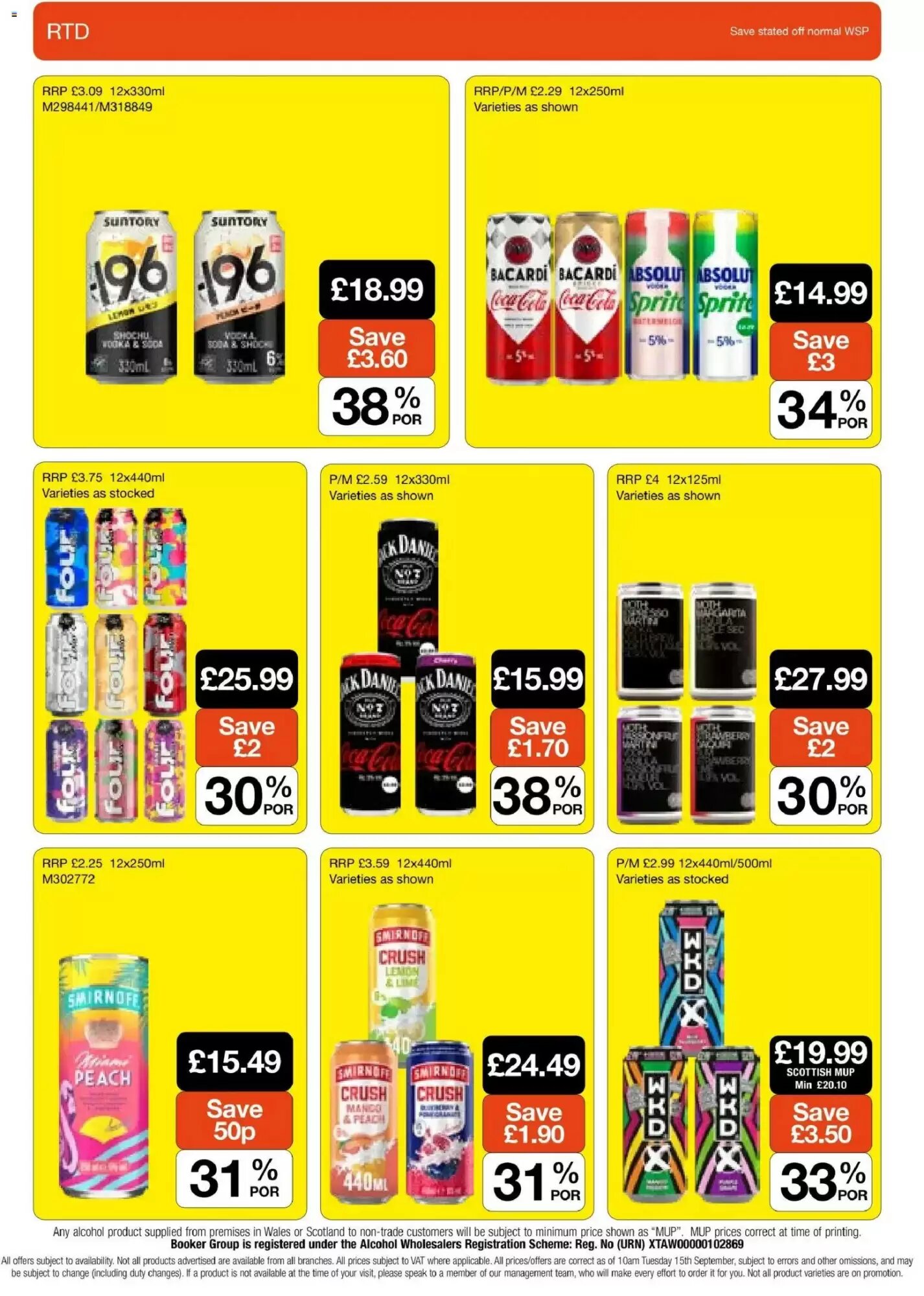 Booker Wholesale offers valid from 07/10/2026 - Page 16.