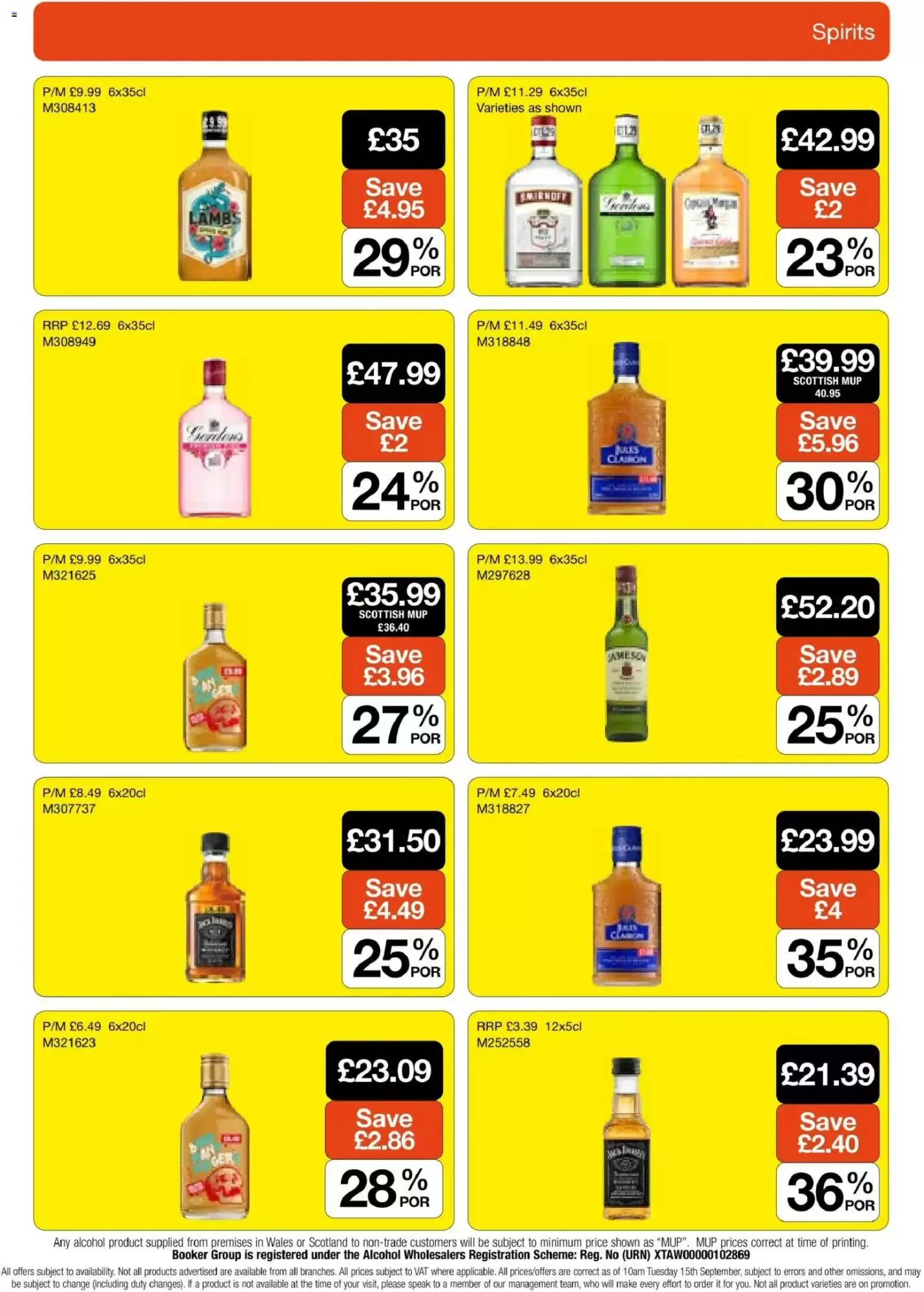 Booker Wholesale offers valid from 07/10/2026 - Page 17.