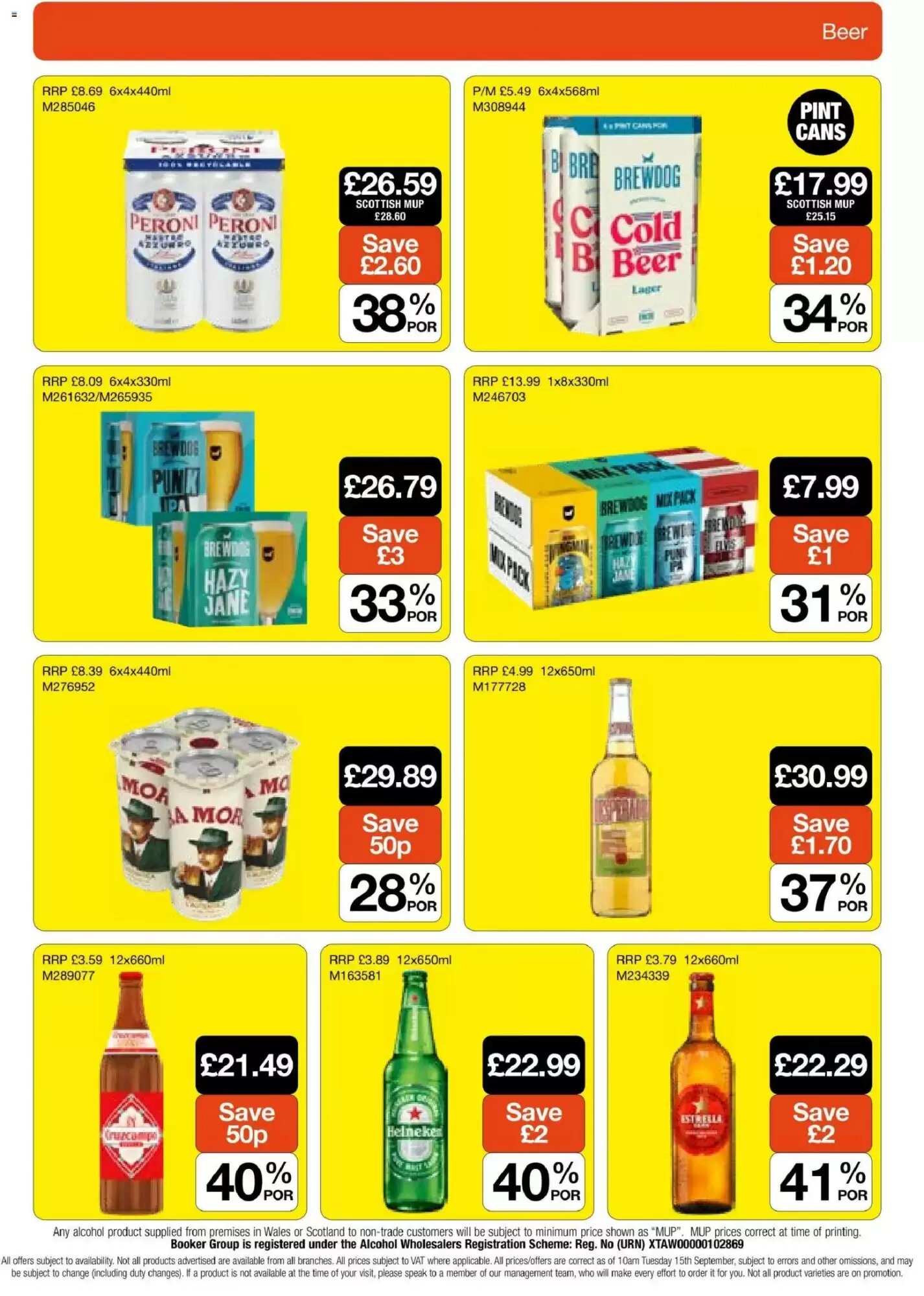 Booker Wholesale offers valid from 07/10/2026 - Page 19.