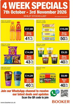 Booker Wholesale offers valid from 07/10/2026