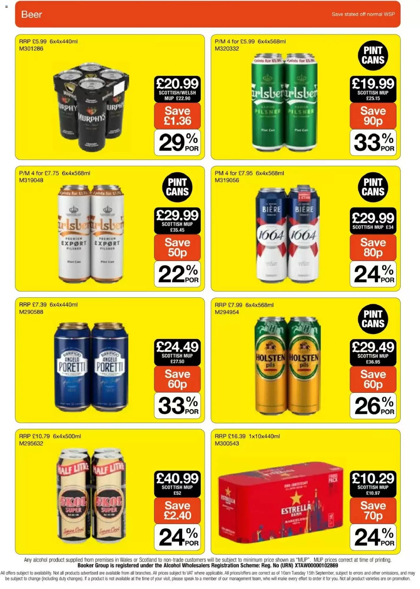 Booker Wholesale offers valid from 07/10/2026 - Page 20.