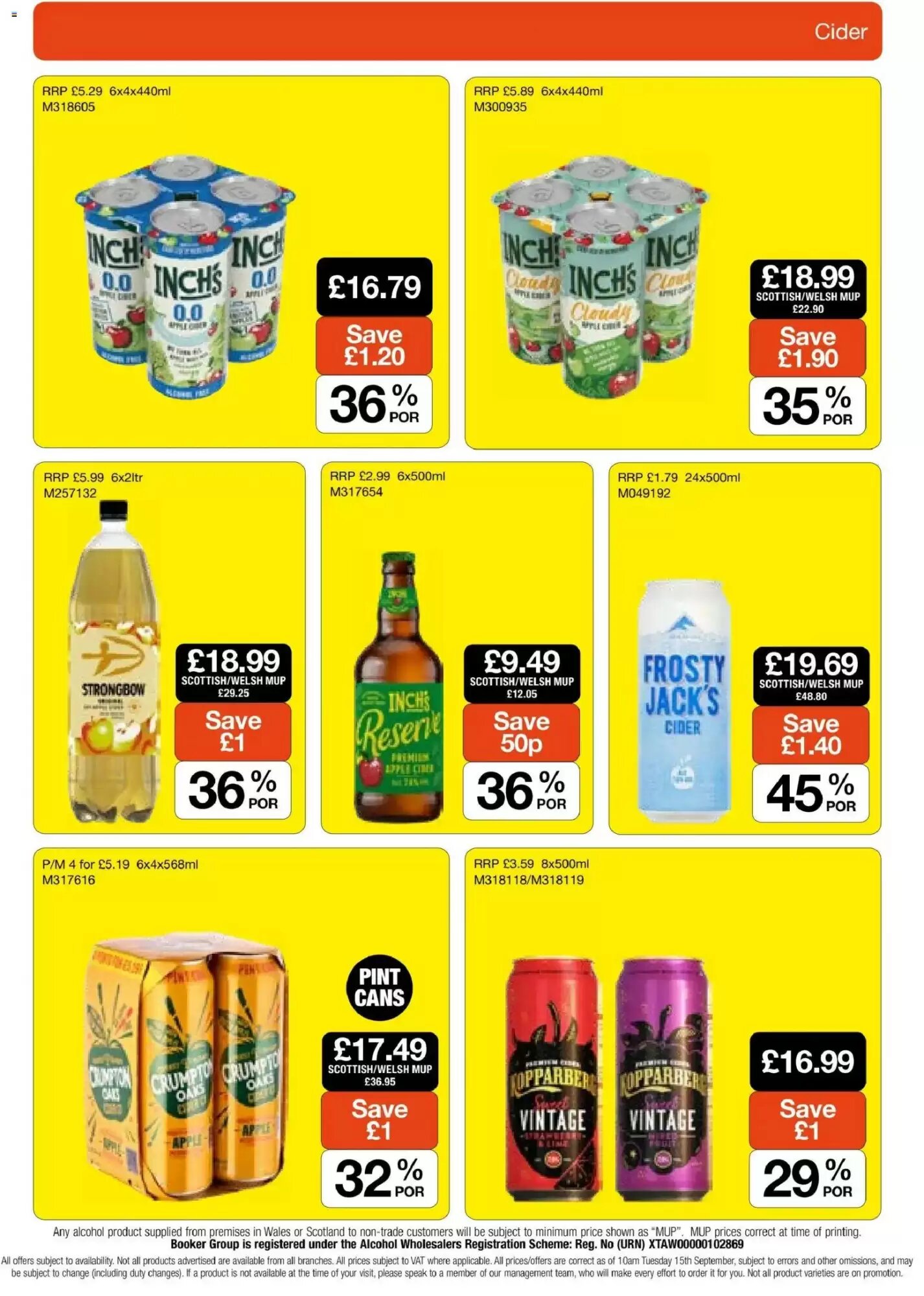 Booker Wholesale offers valid from 07/10/2026 - Page 21.