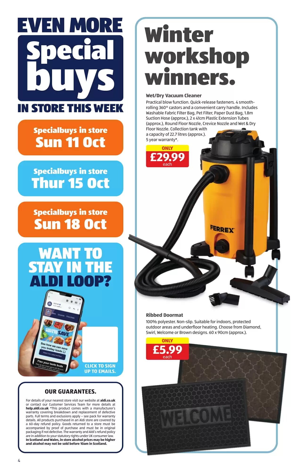 Aldi offers valid from 15/10/2026 - Page 4.