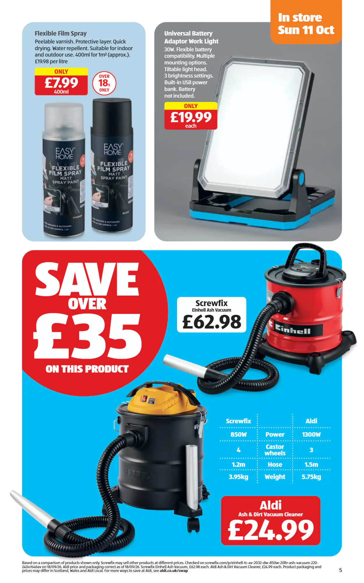 Aldi offers valid from 15/10/2026 - Page 5.
