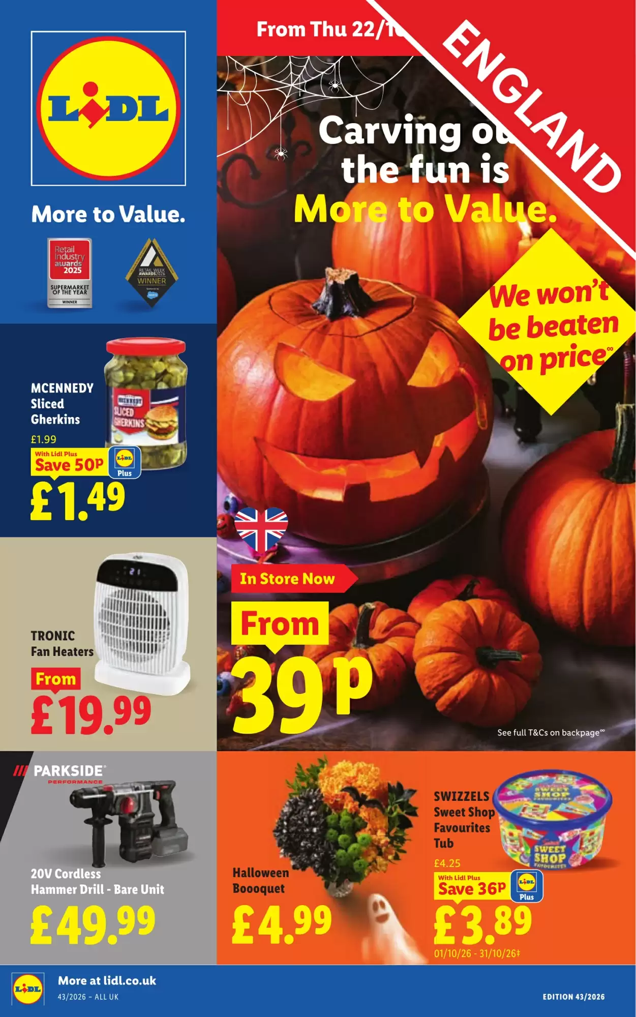 Lidl offers valid from 22/10/2026 - Page 1.