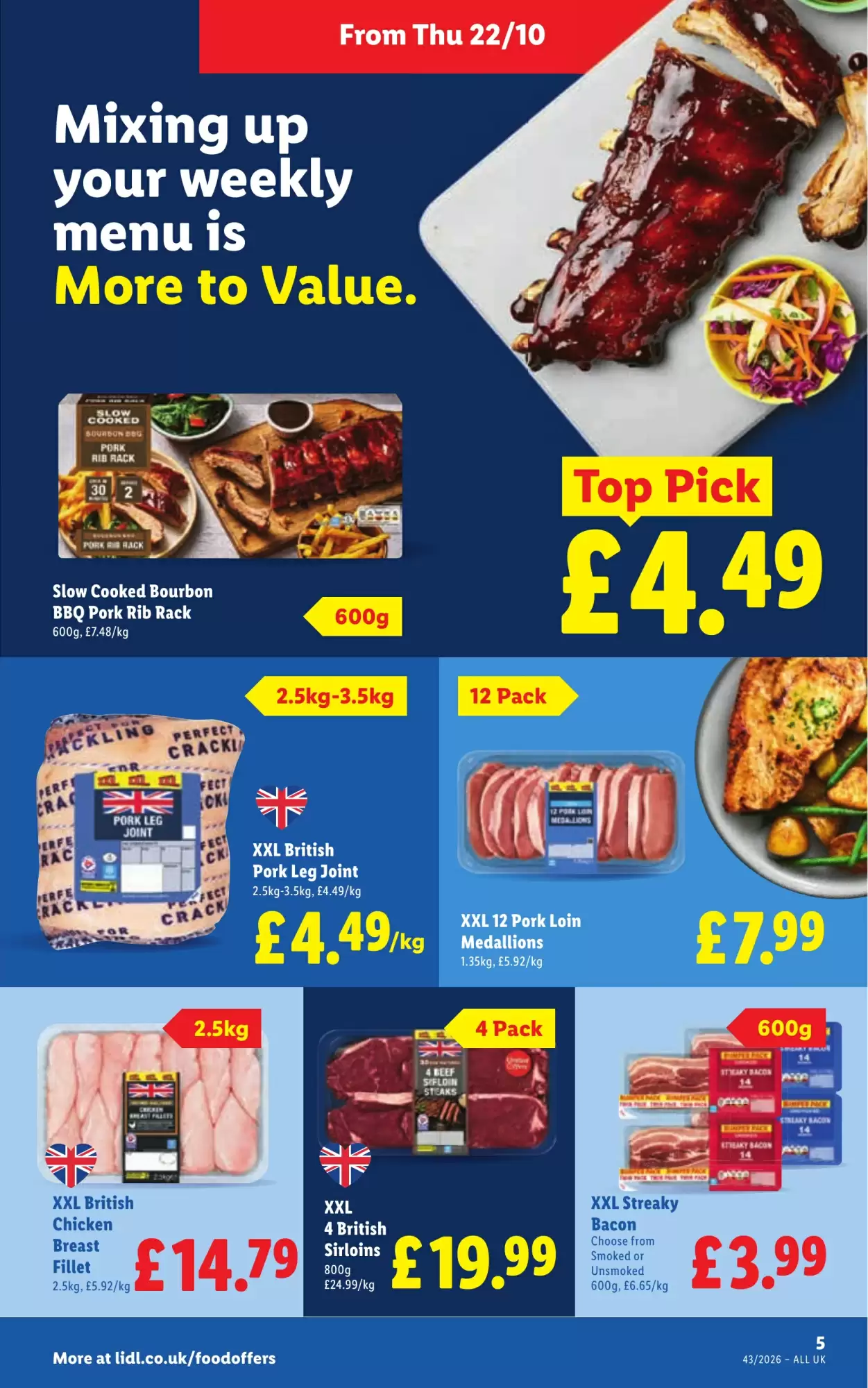Lidl offers valid from 22/10/2026 - Page 5.