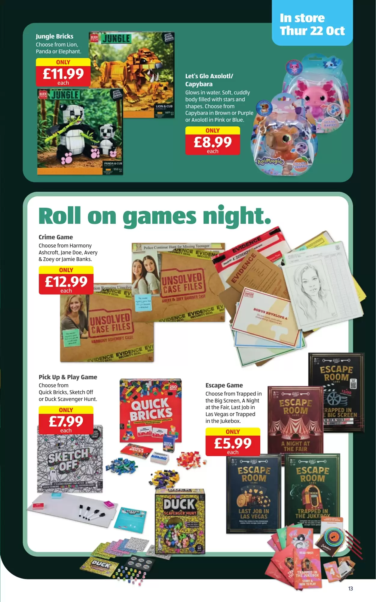 Aldi offers valid from 22/10/2026 - Page 13.