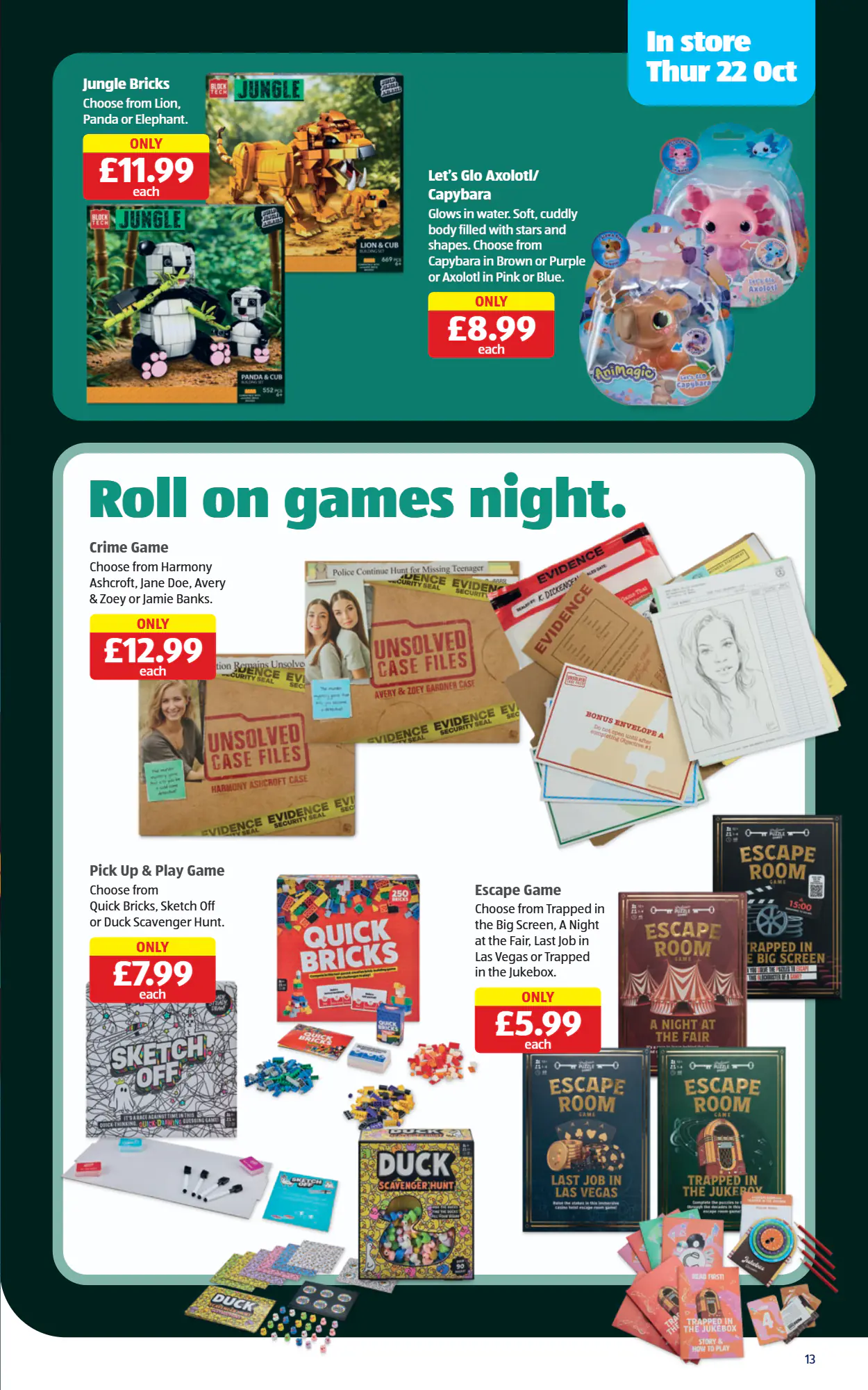 Aldi offers valid from 22/10/2026 - Page 13.