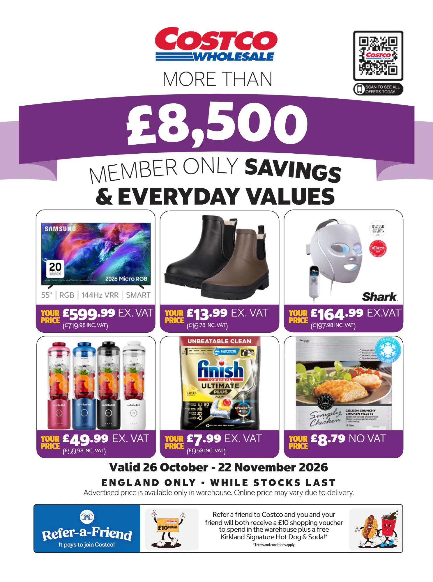 Costco offers valid from 26/10/2026 - Page 1.