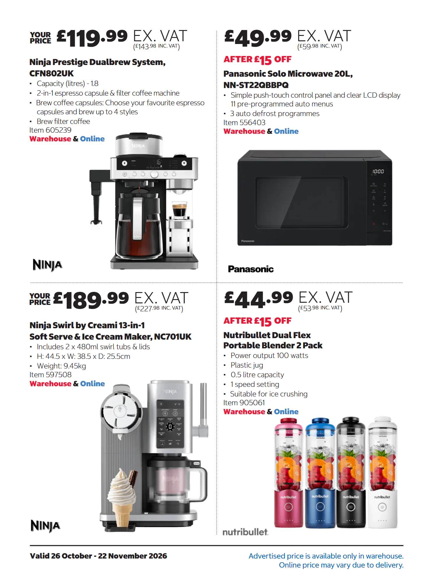 Costco offers valid from 26/10/2026 - Page 4.
