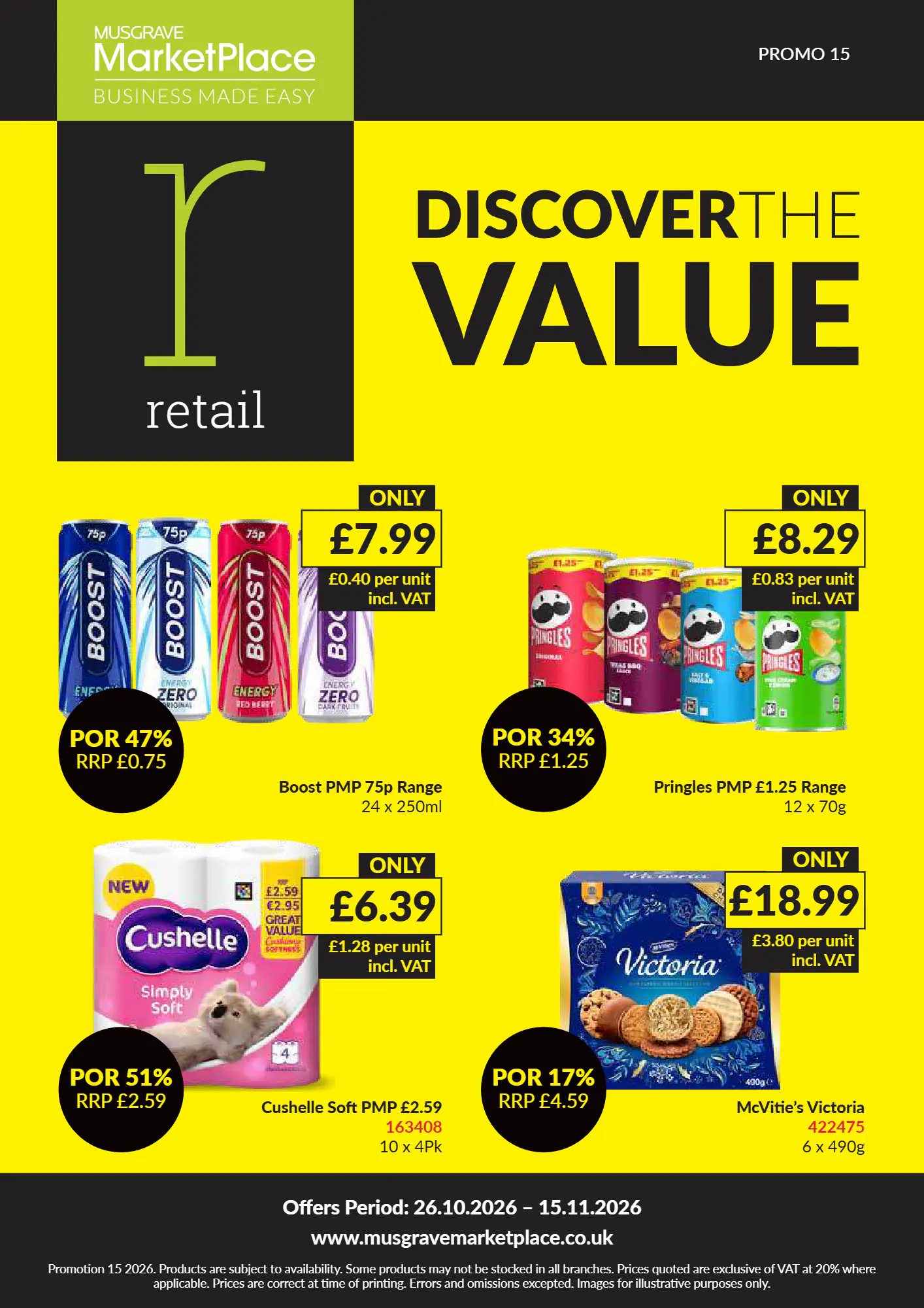 Musgrave MarketPlace offers valid from 26/10/2026 - Page 1.