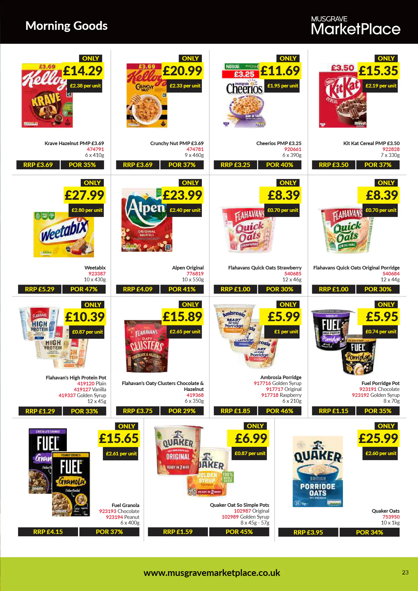 Musgrave MarketPlace offers valid from 26/10/2026 - Page 23.